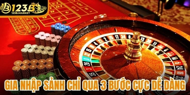 Gia nhập sảnh chỉ qua 3 bước cực dễ dàng