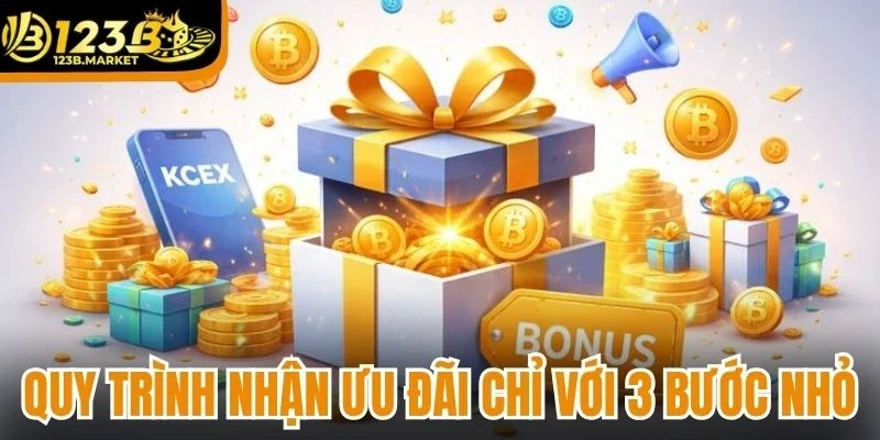 Quy trình nhận ưu đãi chỉ với 3 bước nhỏ